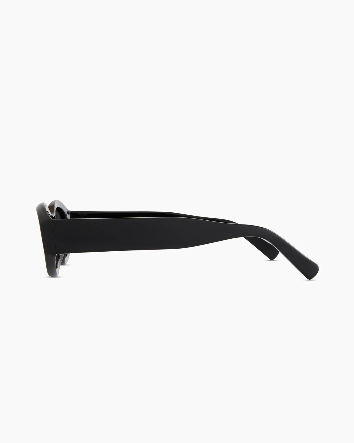 Milan Polarized Acetate Sunglasses - One Size / Black with Grey lens