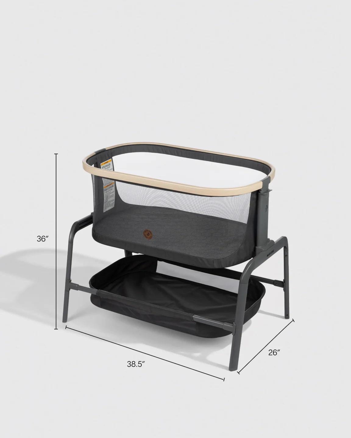 Iora Bedside Bassinet by Maxi-Cosi - One Size / Classic Oat