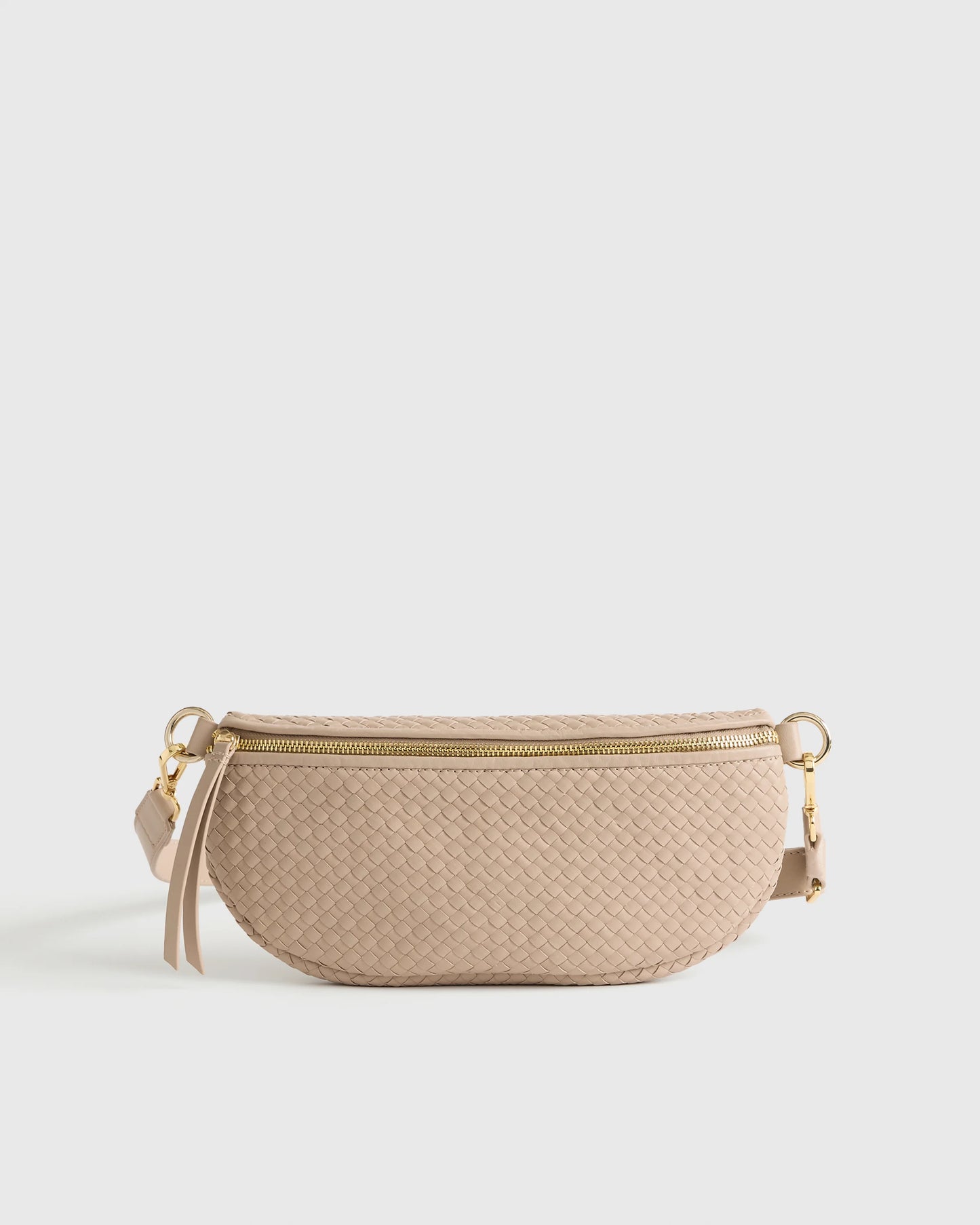 Sloane Handwoven Sling Bag - One Size / Taupe
