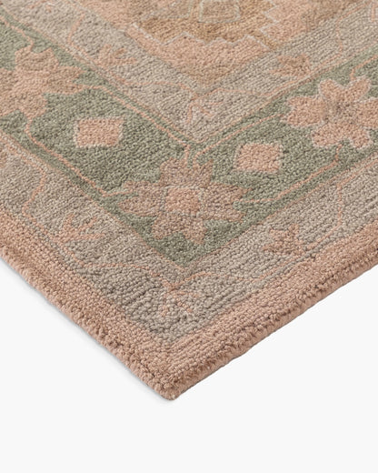 Ami Wool Rug - 5' x 8' / Soft Blush