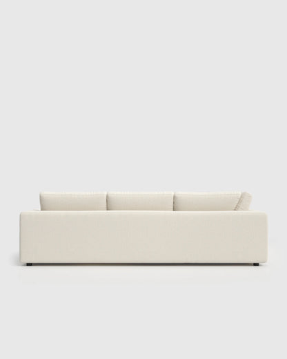 Ashford Deep Seat L Sectional in Performance Chenille Linen Blend - 119x119 / Sorrell