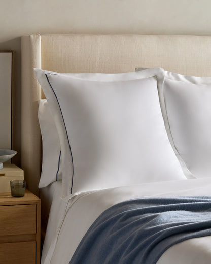 Signature Giza Cotton Sateen Euro Sham - Euro / Mineral
