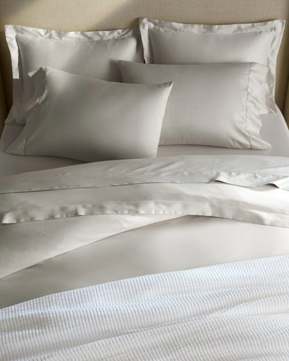 Signature Giza Cotton Sateen Sham Set - Standard / White