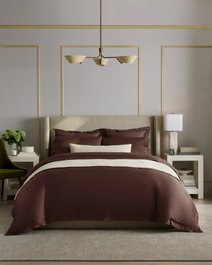 Signature Giza Cotton Sateen Deluxe Bedding Bundle - Twin / Dried Sage