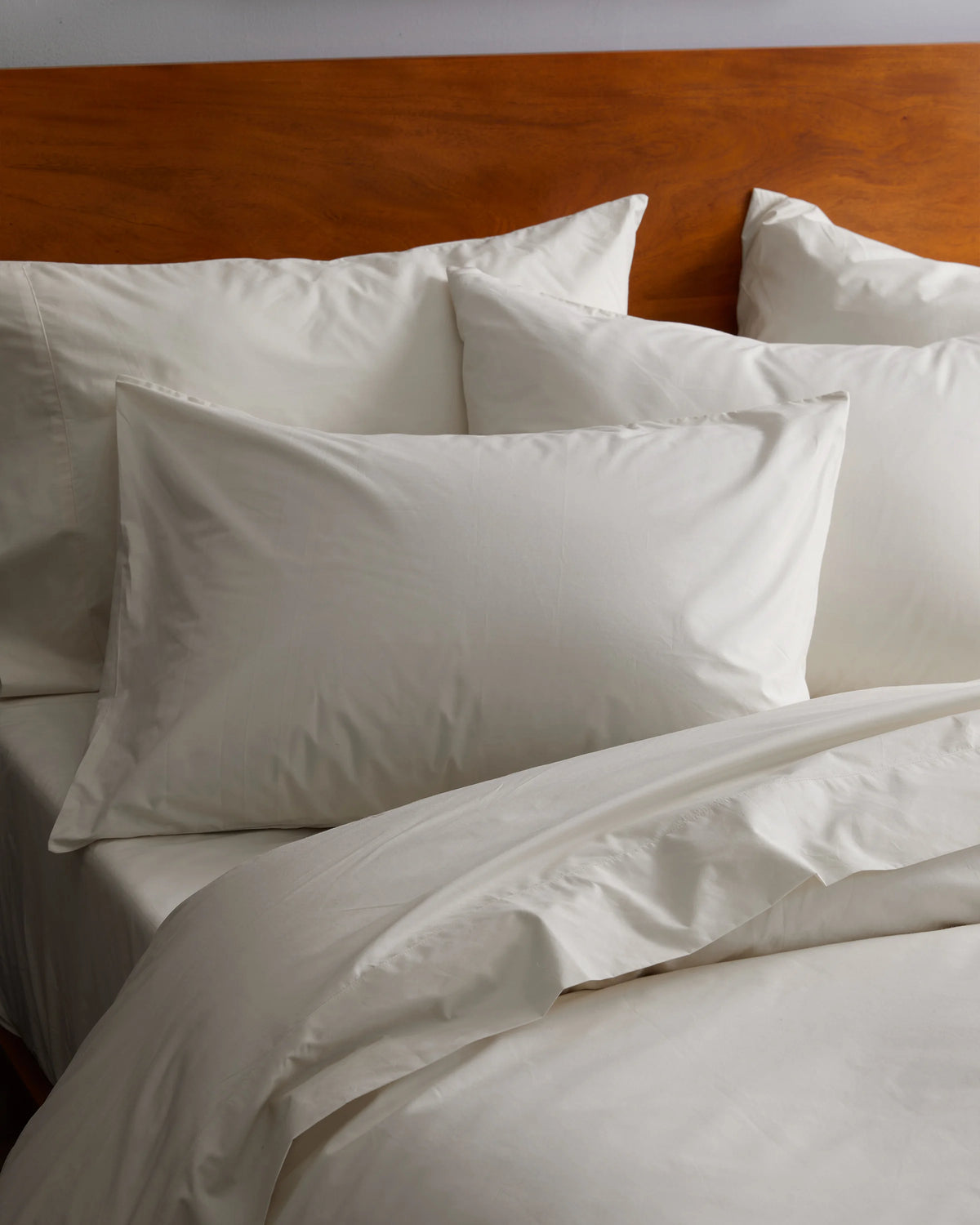 Organic Crisp Percale Sham Set - Standard / White