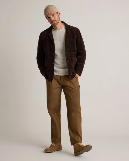 Organic Stretch Corduroy Chore Jacket - S / Seaweed