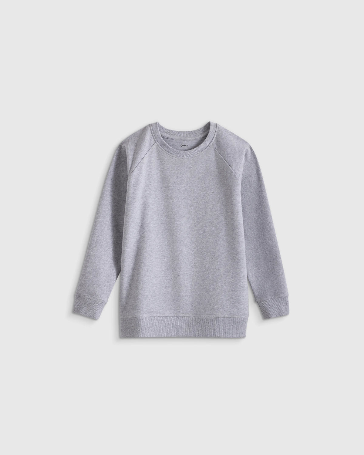 Organic Cotton French Terry Crew Neck Sweatshirt - 2T / Heart Graphic