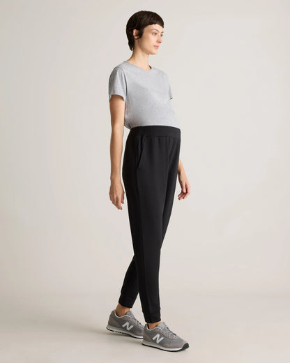 SuperSoft Fleece Maternity Joggers - XS / Off-White