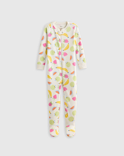 100% Organic Cotton Footie Pajama - 2T / Vehicles