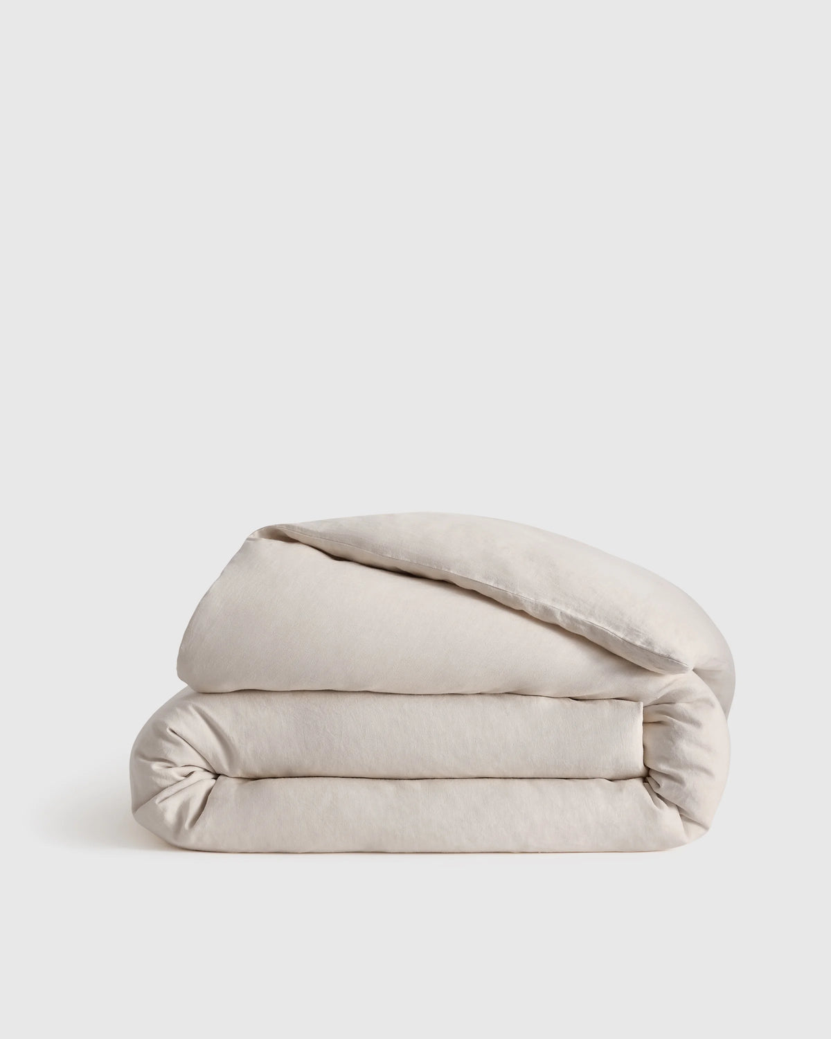 European Linen Duvet Cover - Twin / Peach