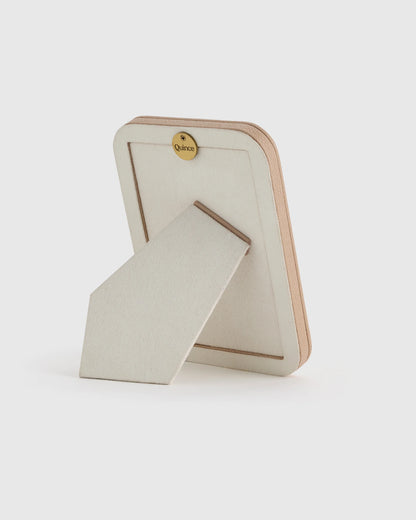 Shagreen Leather Picture Frames - 4x6 photo / Blush