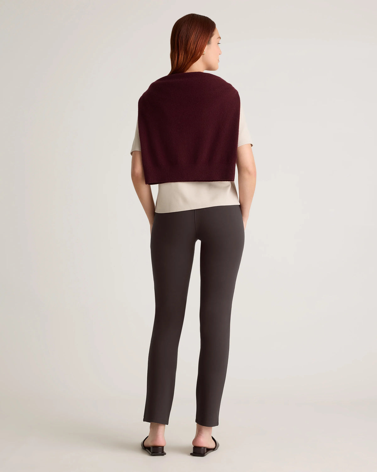 Ultra-Stretch Ponte Straight Leg Pants - XS / Morel Grey