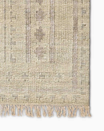 Lima Handwoven Wool Rug - 3'6" x 5'6" / Ivory
