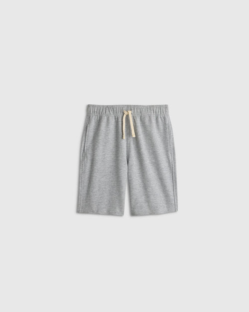 Organic Cotton French Terry Short - 6 / Heather Grey