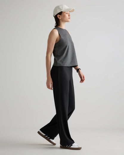 Flowknit Breeze High-Neck Tank - XS / Heather Deep Navy