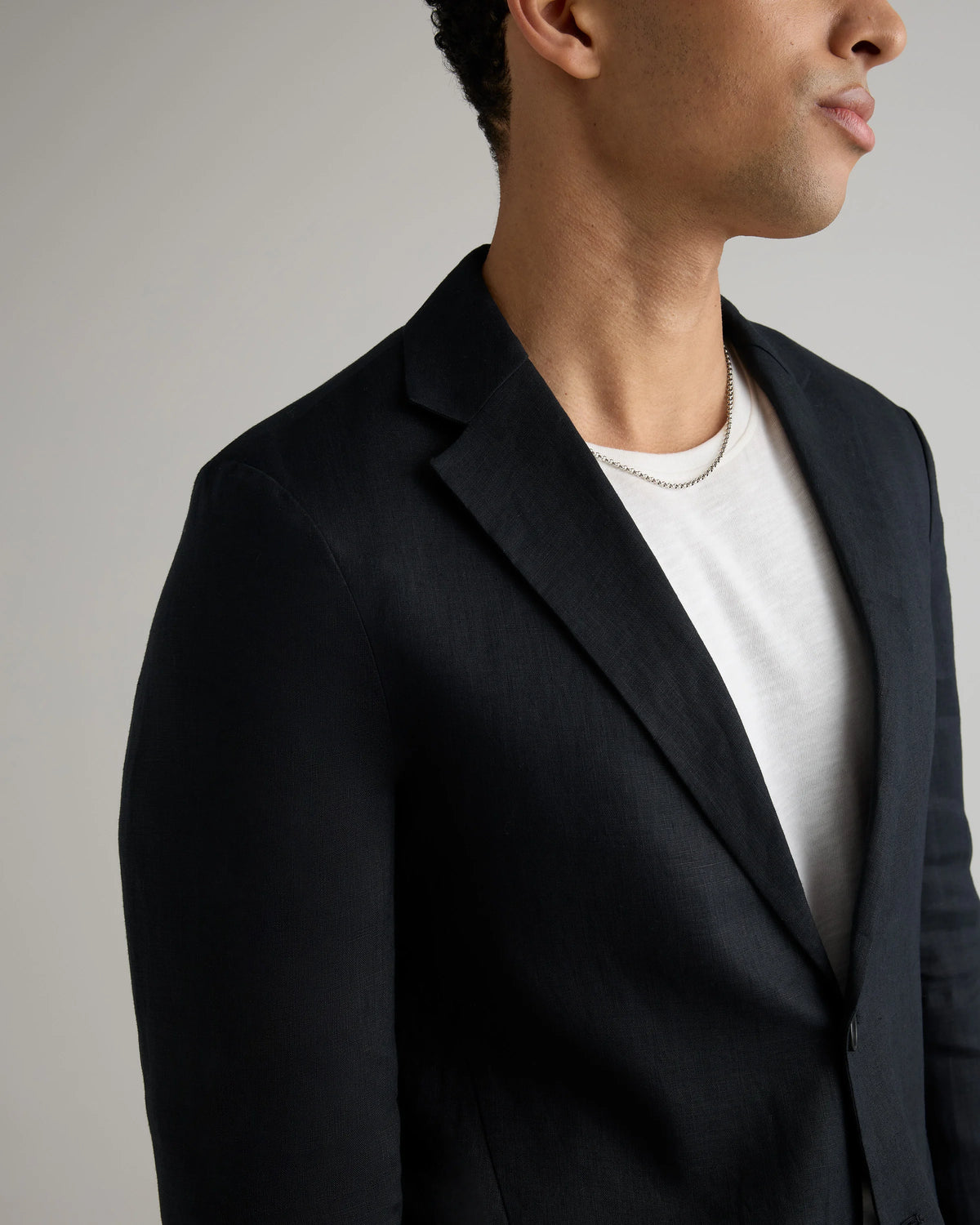 100% European Linen Blazer - XS / French Blue