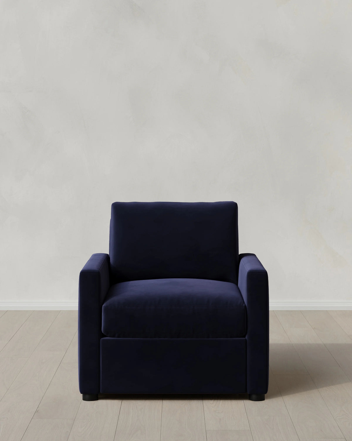 Brennan Accent Chair in Performance Velvet - One Size / Pine