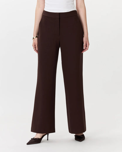 Ultra-Stretch Ponte Trouser - 0 / Navy