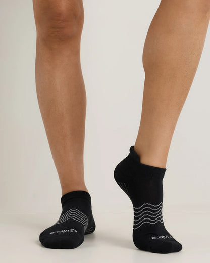 Everyday Cotton Pilates Gripper Ankle Socks (4-pack) - S / White