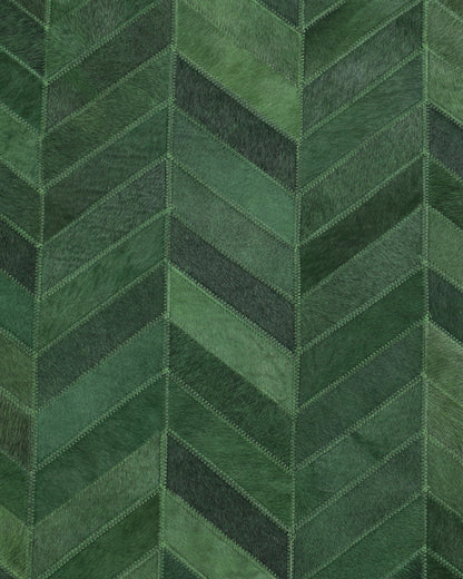 Jones Hide Rug - 5' x 8' / Green