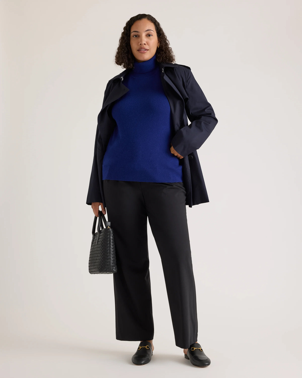 Italian Wool Pleated Trouser - 0 / Black