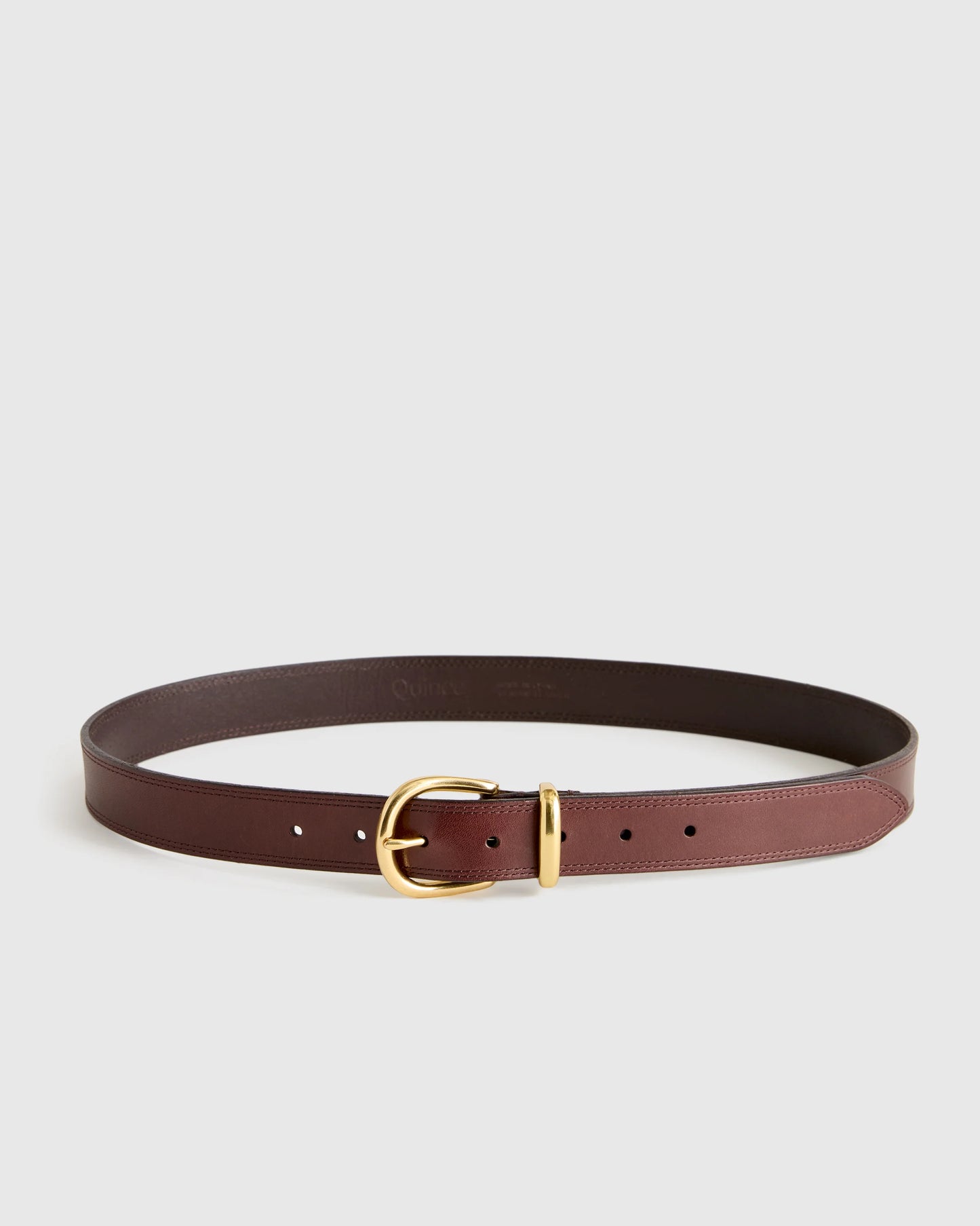 Allegra European Leather Belt - XS / Saddle