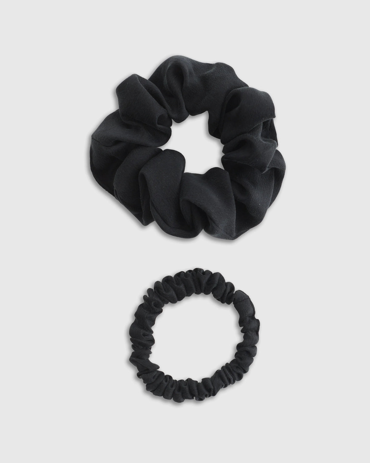 100% Washable Silk Beauty Sleep Set - One Size / Black