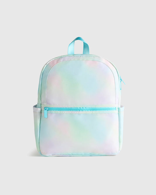 Recycled Double Pocket Backpack - One Size / Rainbow Clouds