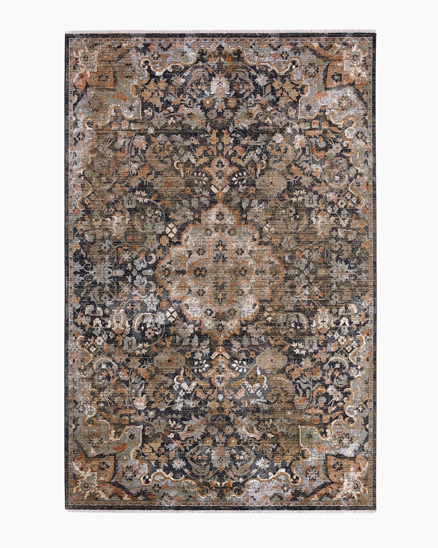 Sari Performance Rug - 5'3" x 7'10" / Spice/Gold