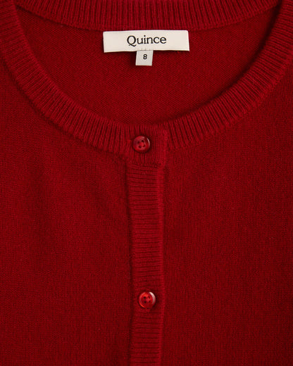 Washable Cashmere Cardigan - 2T / True Navy