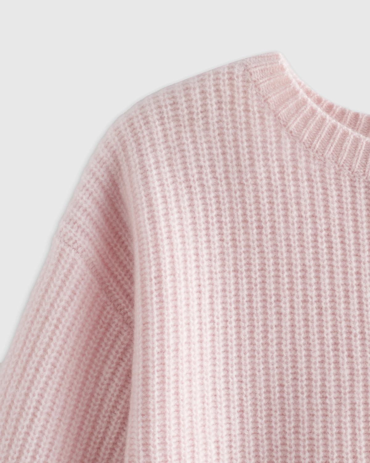 Washable Cashmere Fisherman Tunic Sweater - 3-6M / Heather Grey