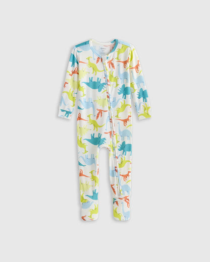 Bamboo Footie Pajama - 0-3M / Ice Cream Bears