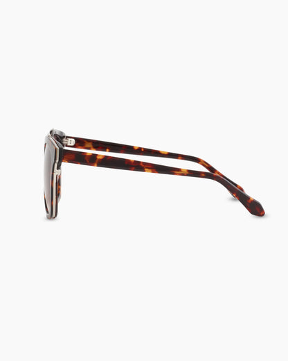 Remi Polarized Acetate Sunglasses - One Size / Ginger Tortoise with Brown Gradient lens