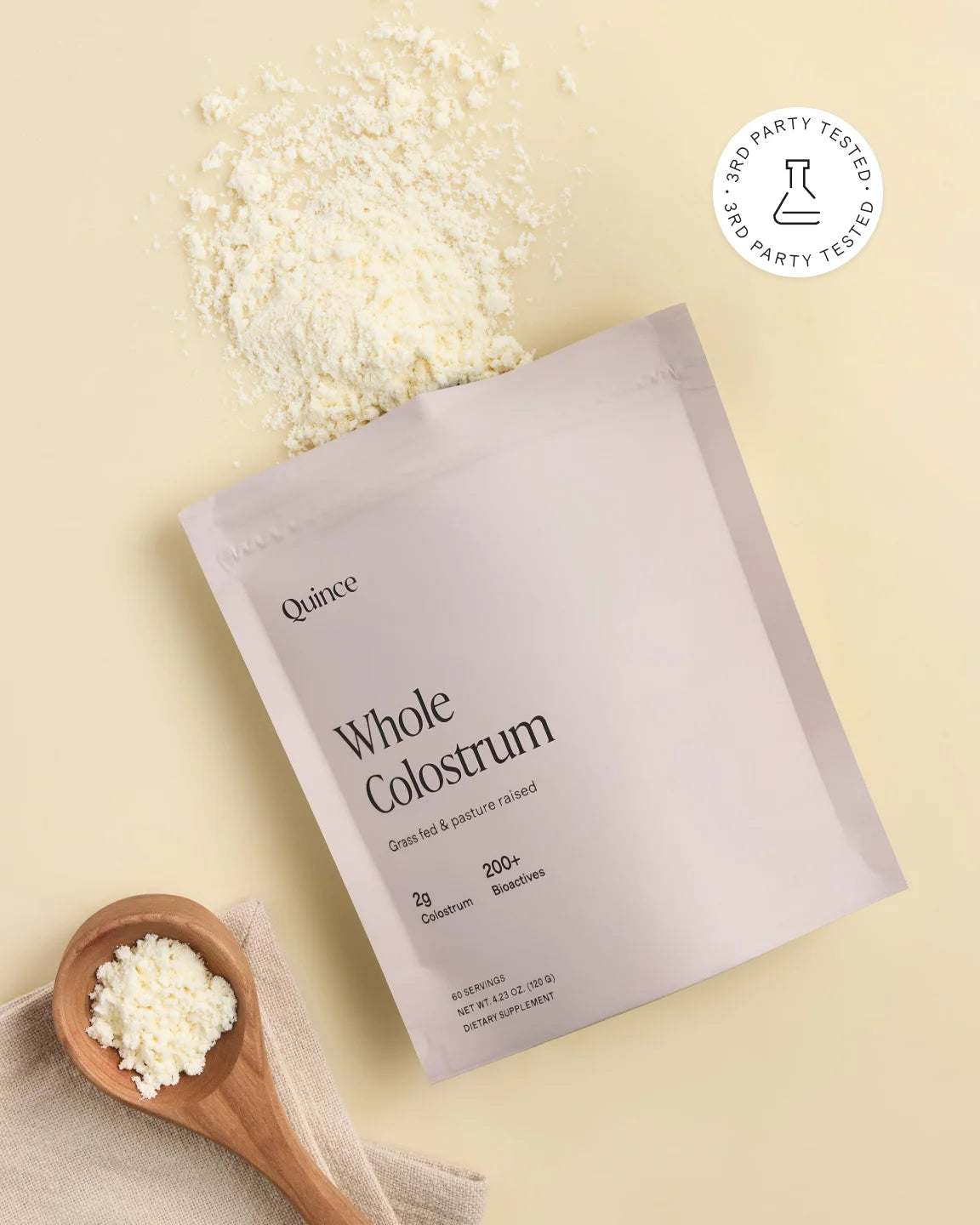 Grass-Fed Whole Colostrum - 60 Servings / No Color