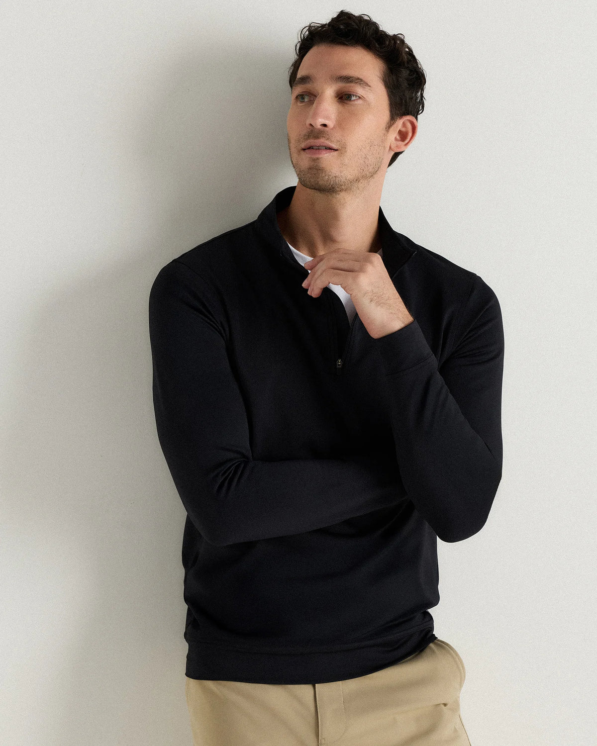 Performance Golf Quarter-Zip - S / Granite Grey