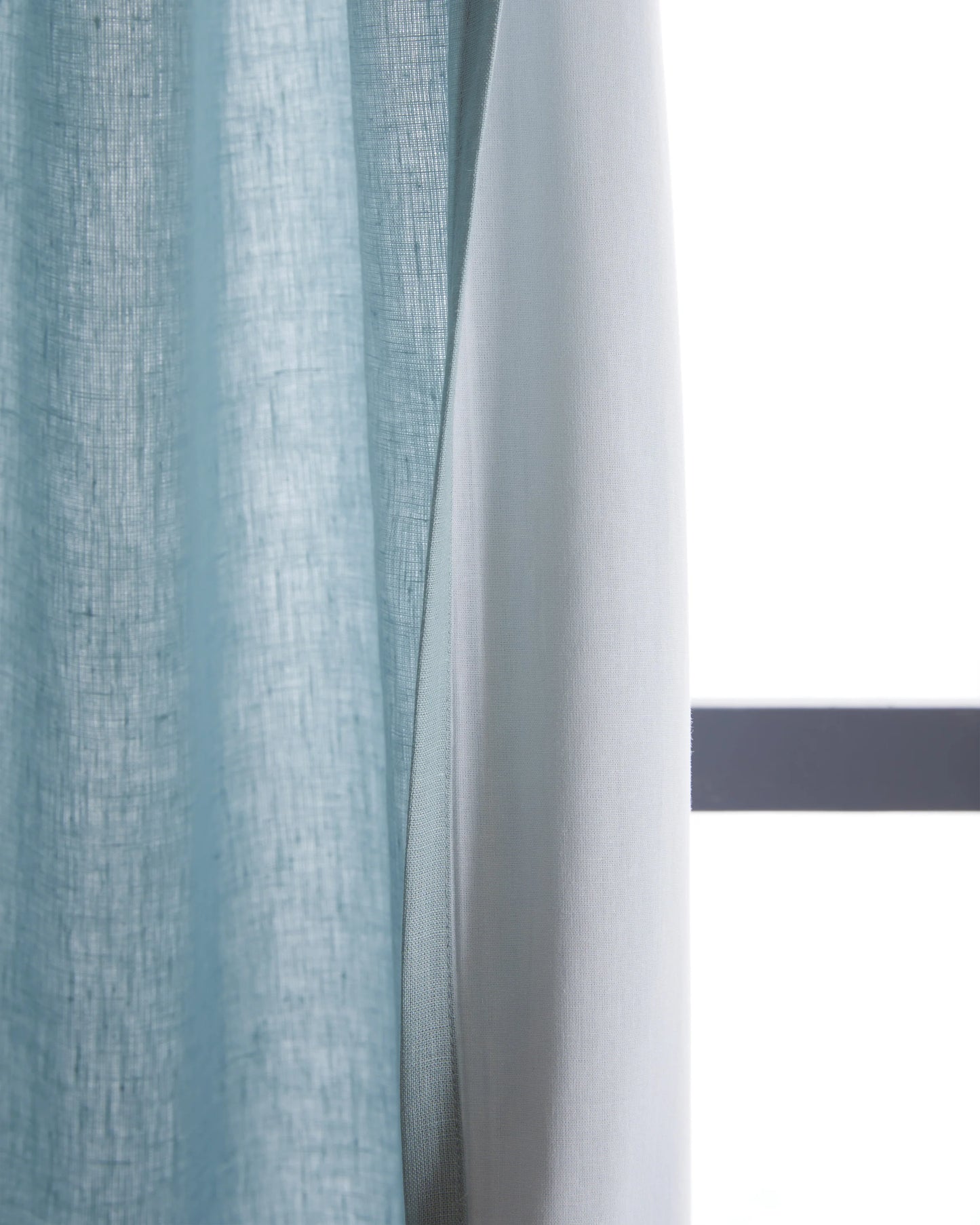 European Linen Curtain - Single Panel - 48x84 / Flax