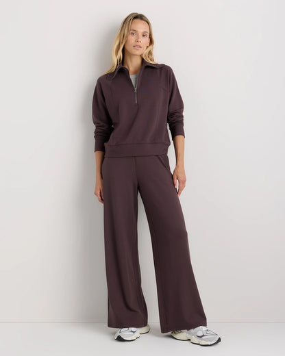 SuperSoft Fleece Half Zip - XS / Dried Fig