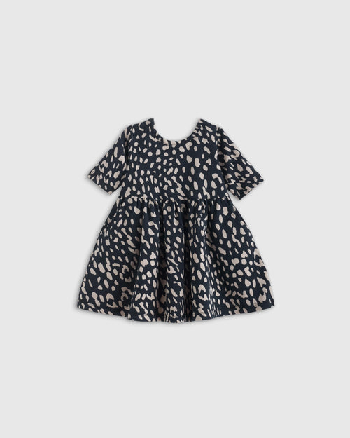 Organic Cotton Skater Dress - 3-6M / Animal Print