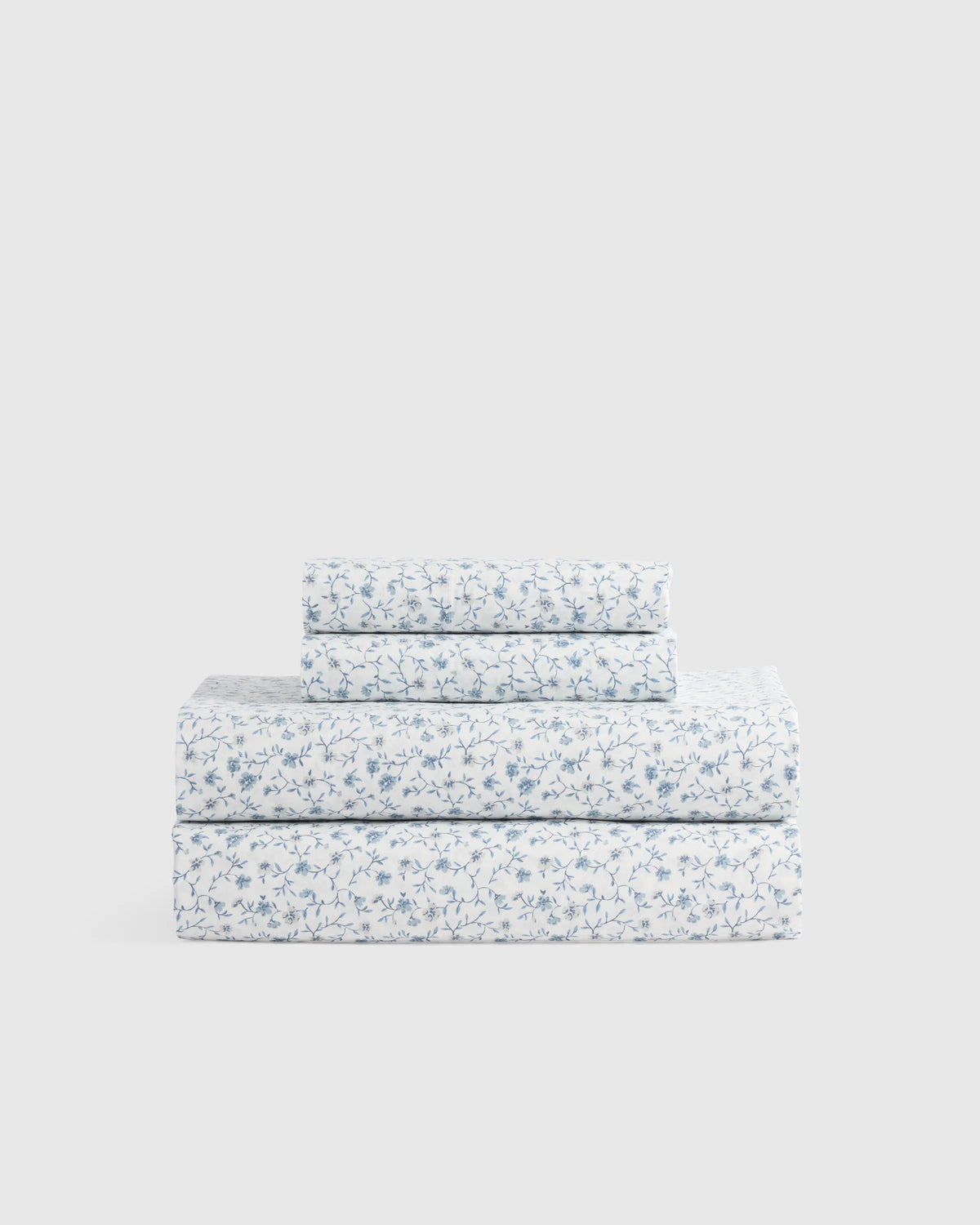 Organic Crisp Percale Sheet Set - Twin / White