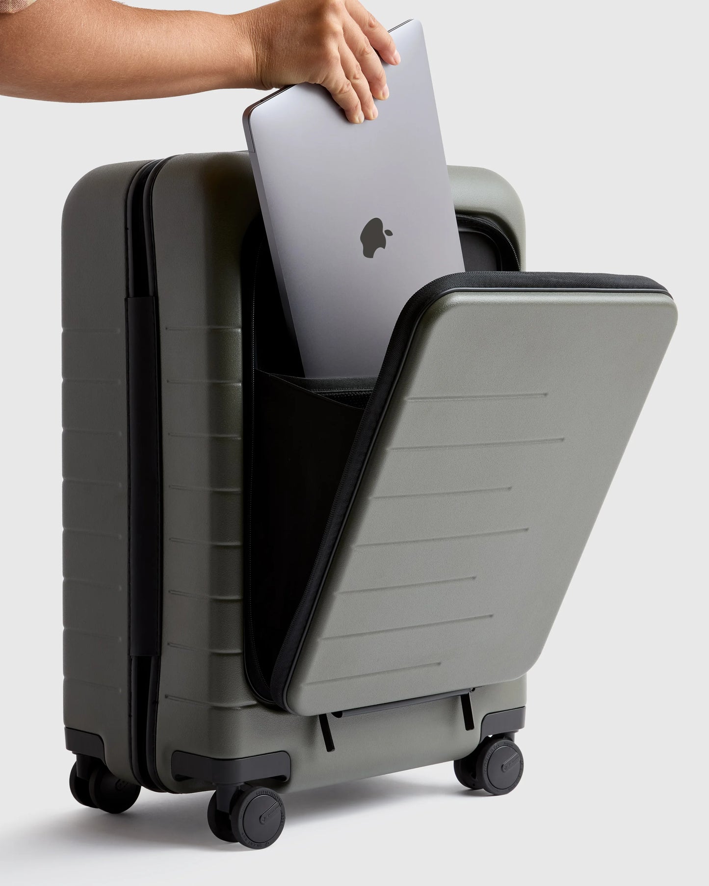 Front Pocket Carry-On Suitcase - One Size / Lavender