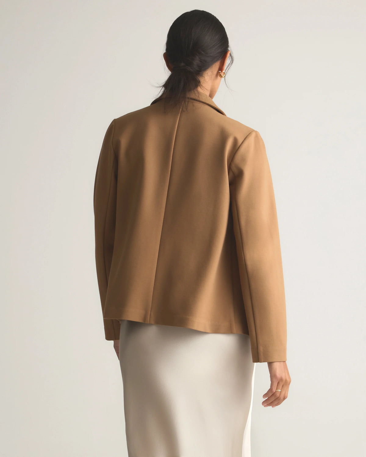 Ultra-Stretch Ponte Open Blazer - XS / Black
