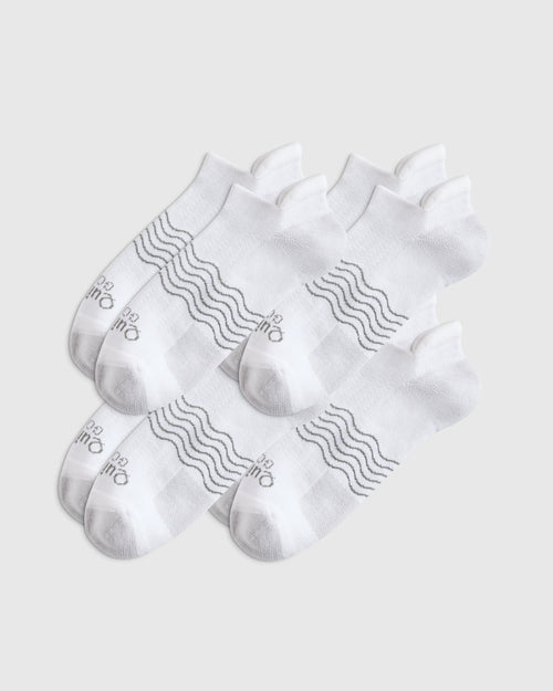 Performance Golf Ankle Socks (4-pack) - S / White