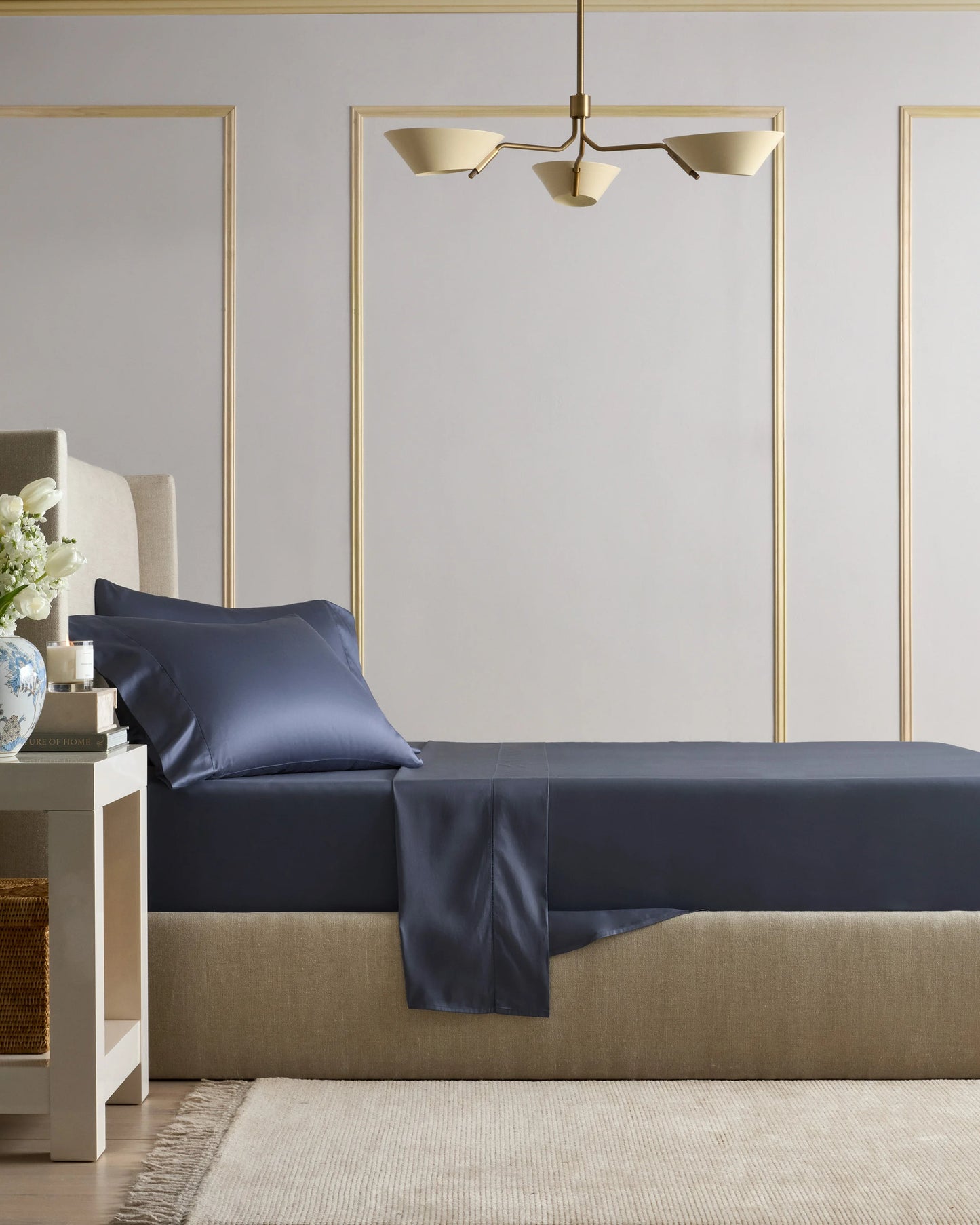 Signature Giza Cotton Sateen Sheet Set - Twin / Espresso