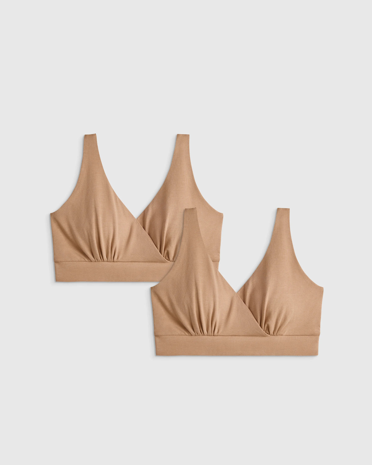 Organic Cotton Nursing & Sleep Bra (2-pack) - XS / Sand