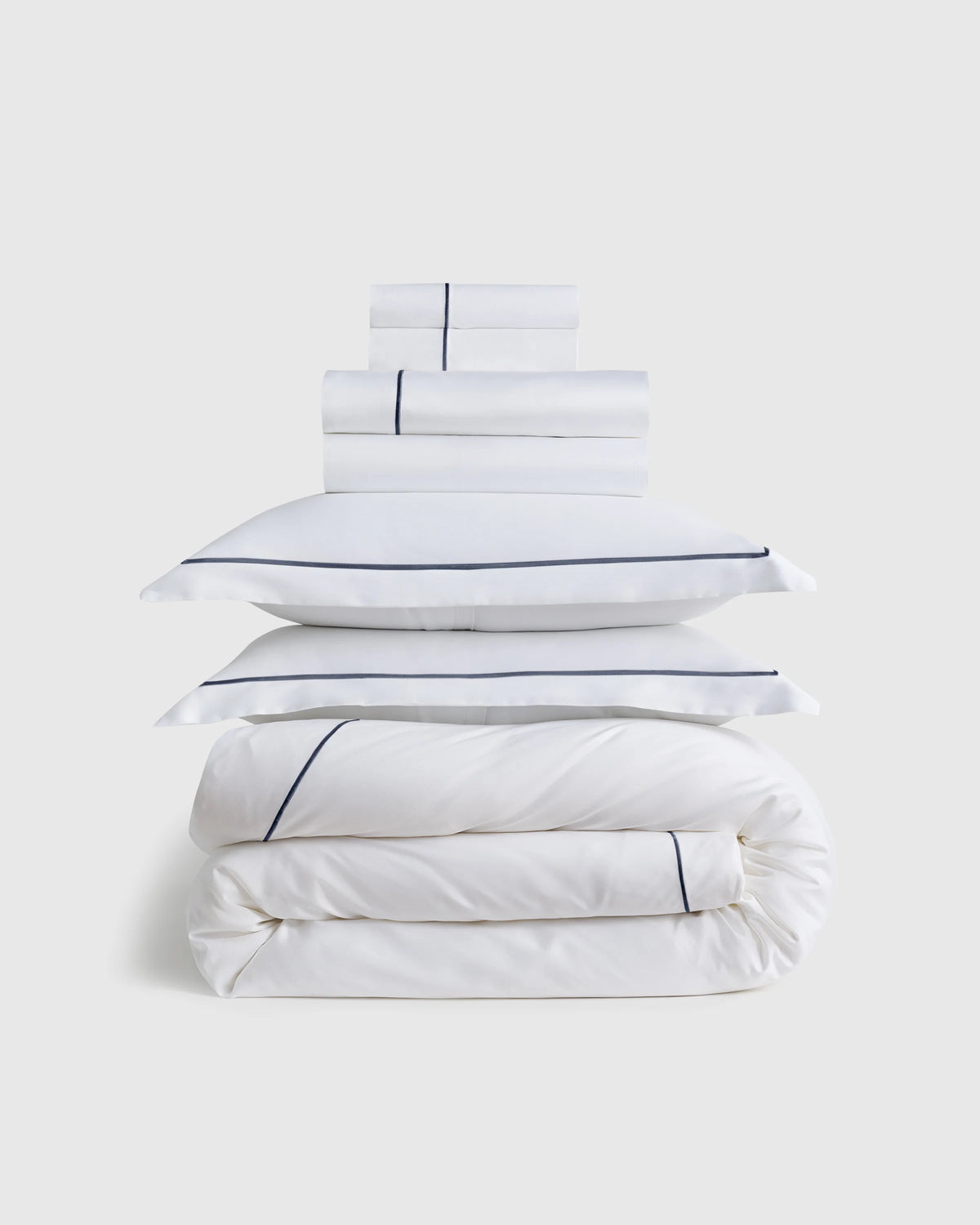 Signature Giza Cotton Sateen Deluxe Bedding Bundle - Twin / Dried Sage