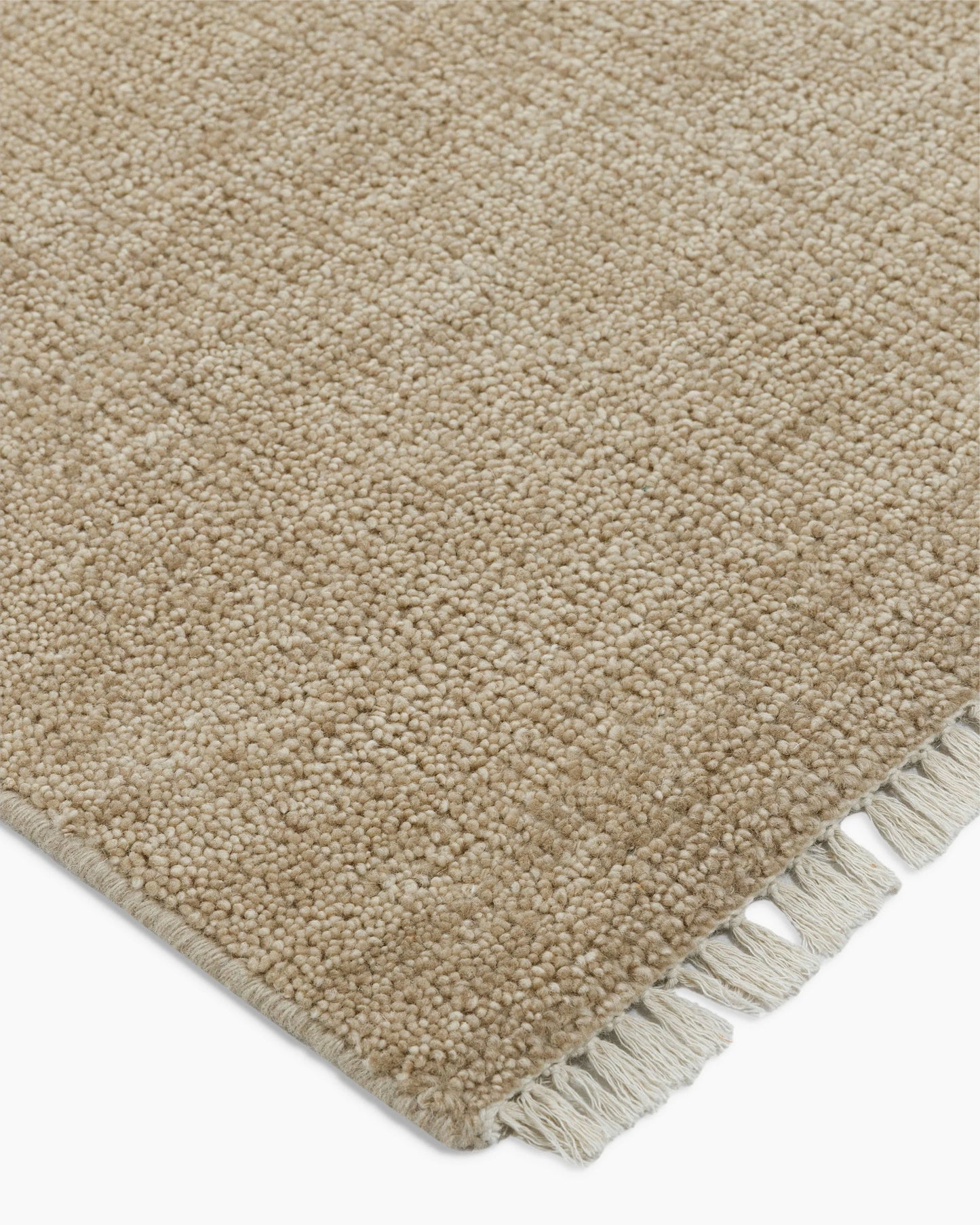 Lee Hand-Knotted Wool Rug - 5' x 8' / Oat