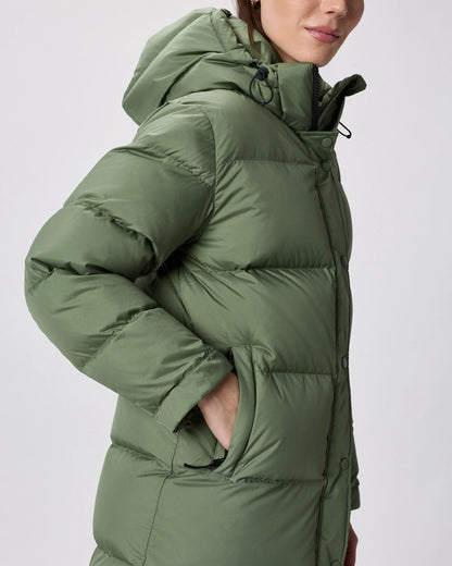Responsible Down Long Puffer Jacket - XS / Black