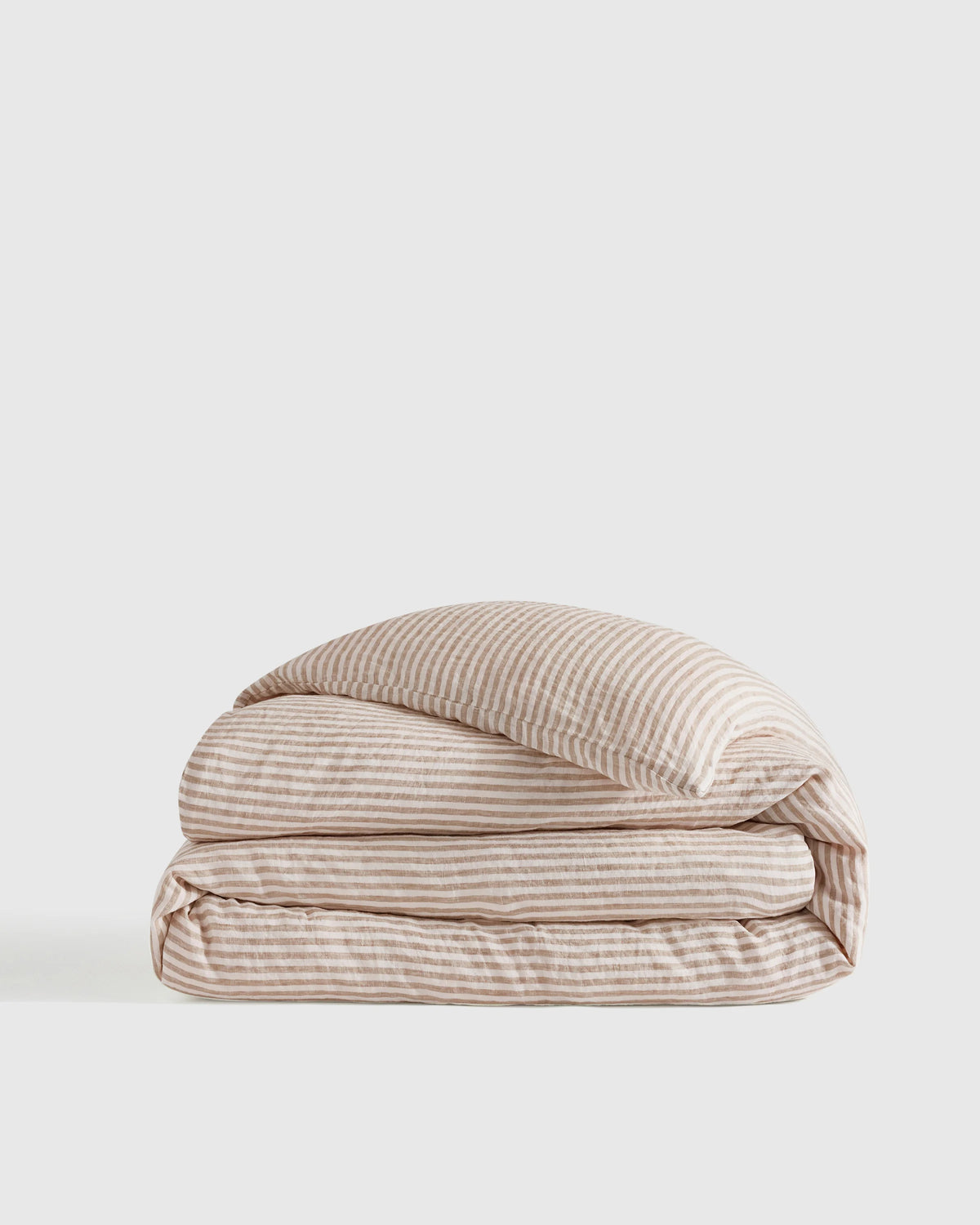 European Linen Duvet Cover - Twin / Peach