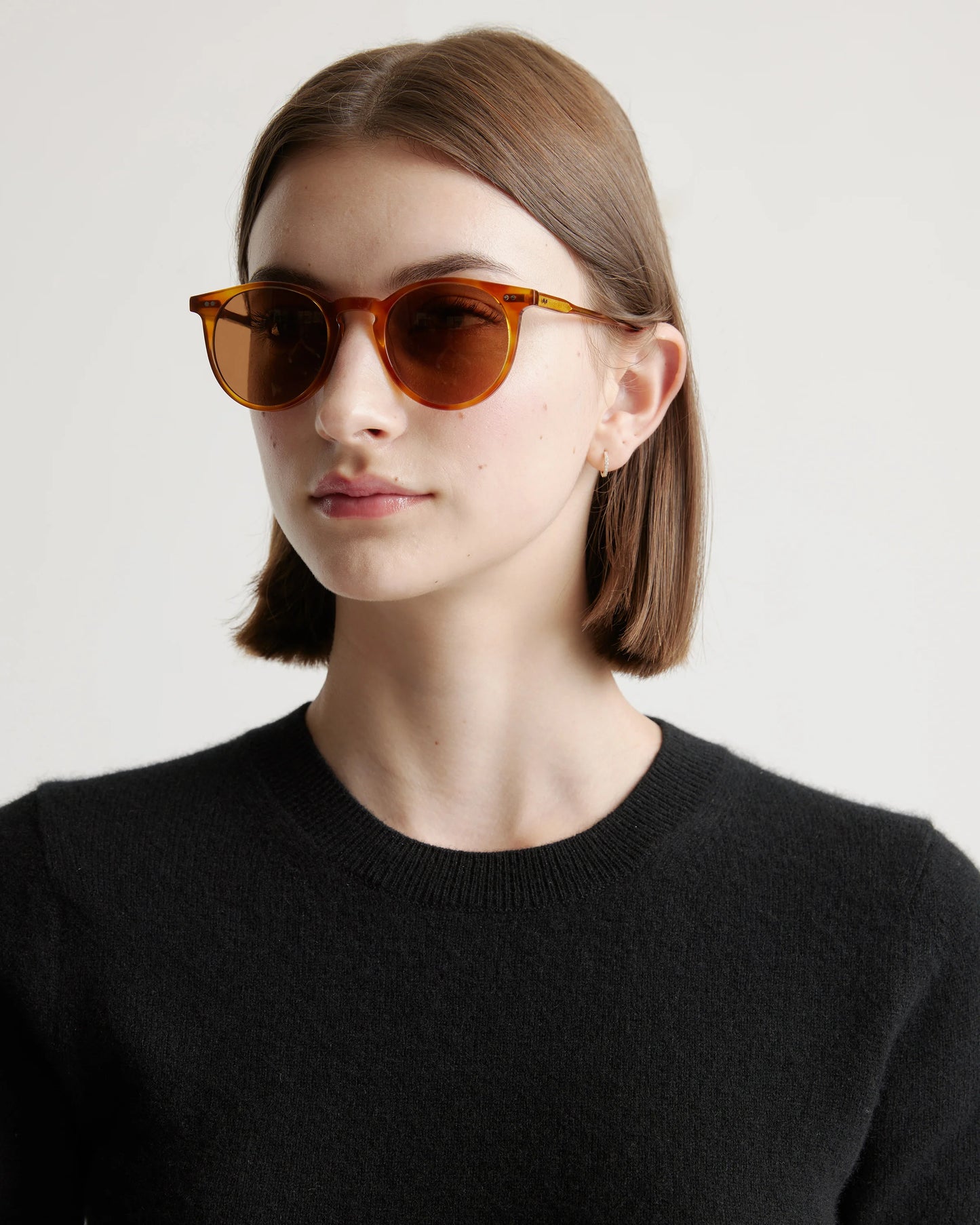 Noah Polarized Acetate Sunglasses - Standard / Tortoise with Brown lens