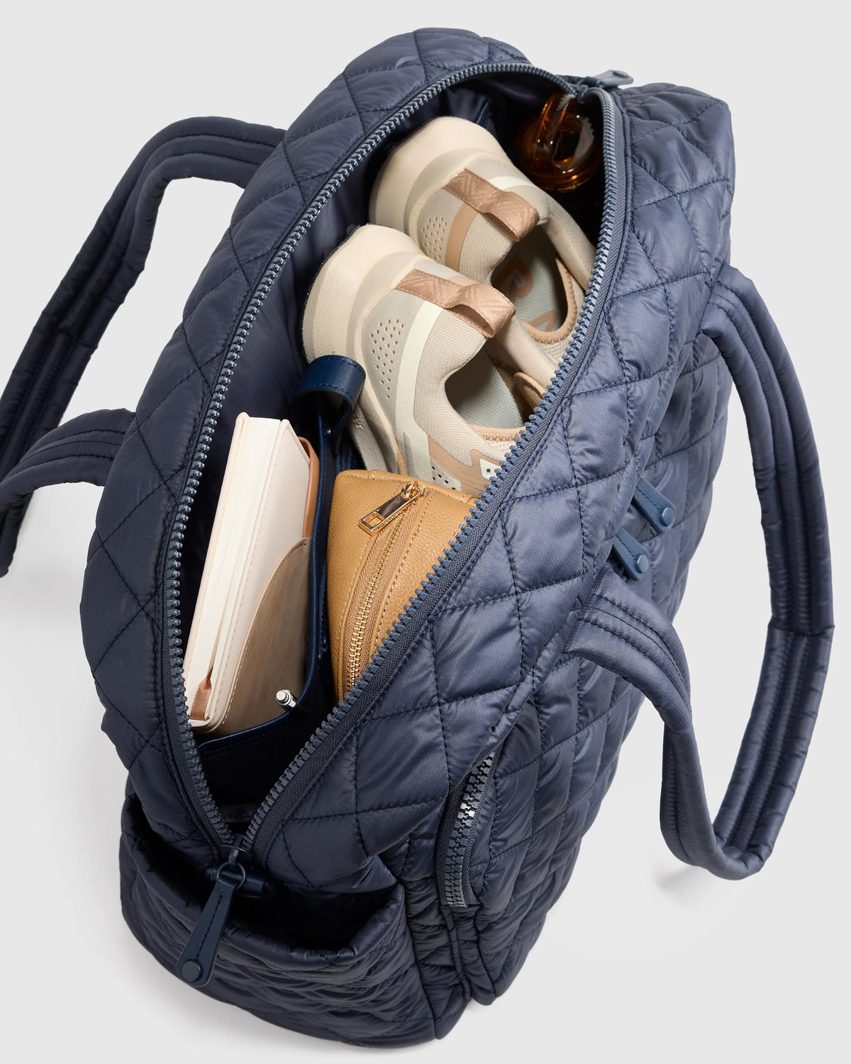 Transit Quilted Duffle Bag - One Size / Taupe Brown